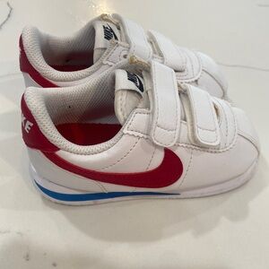 Nike Cortez Toddler Kids White/Red/Blue size 7c